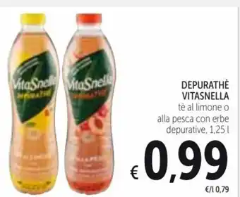 Spazio Conad VitaSnella Depurathè 1,25 l offerta