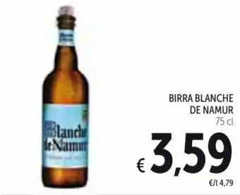 De Namur Birra Blanche 75 cl