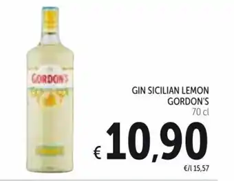 Spazio Conad Gordon's Gin Sicilian Lemon 70 cl offerta