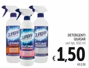 Spazio Conad Quasar Detergenti 650 ml offerta