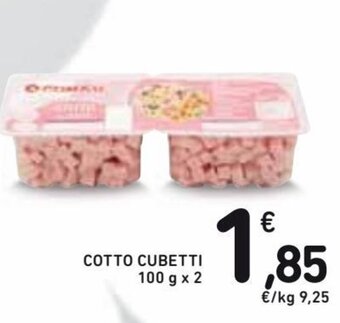 Spazio Conad Cotto Cubetti 100 g x 2 offerta