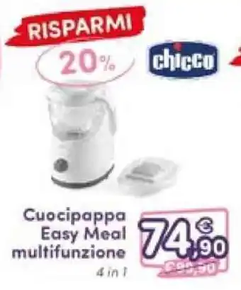 chicco Cuocipappa Easy Meal Multifunzione 4 in 1