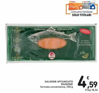 Spazio Conad Riunione Salmone Affumicato 250 g offerta