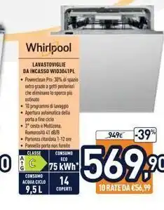 Unieuro Lavastoviglie forza10 offerta