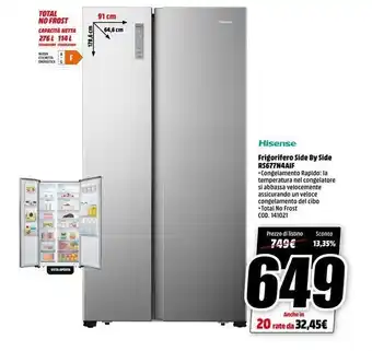 MediaWorld Frigoriferi hisense offerta