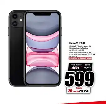MediaWorld Iphone 11 offerta