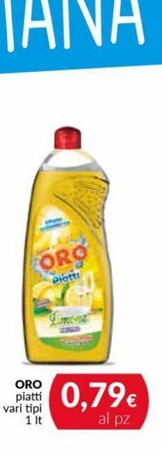 Detersivo per piatti oro