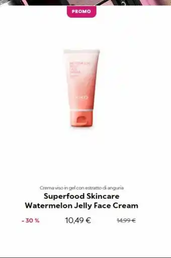 Crema viso in gel con estratto di anguria