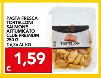 Pasta fresca tortelloni salmone affumicato club premium