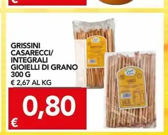 Grissini casarecci/integrali gioielli di grano 300 g