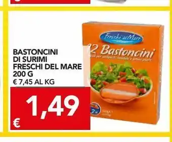 Bastoncini di surimi freschi del mare 200 g