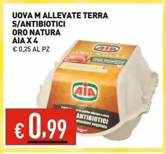 Uova m allevate terra s/antibiotici oro natura aia