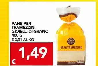 Pane per tramezzini gioielli di grano 400 g