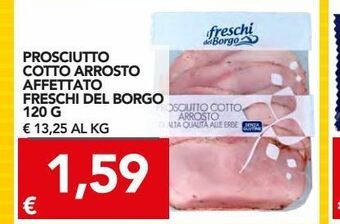 TuoDi Prosciutto cotto arrosto affettato freschi del borgo offerta