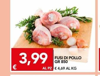 Fusi di pollo gr 850