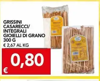 Grissini casarecci / integrali gioielli di grano 300 g