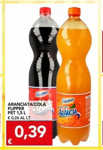 Aranciata /cola flipper 1.5 l