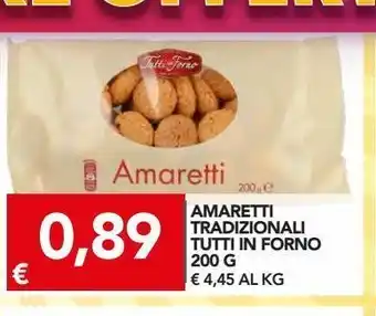 Amaretti tradizionali tutti in forno 200 g
