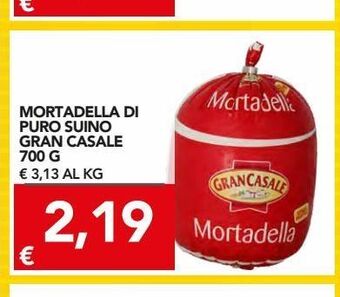 TuoDi Mortadella di puro suino gran casale 700 g offerta