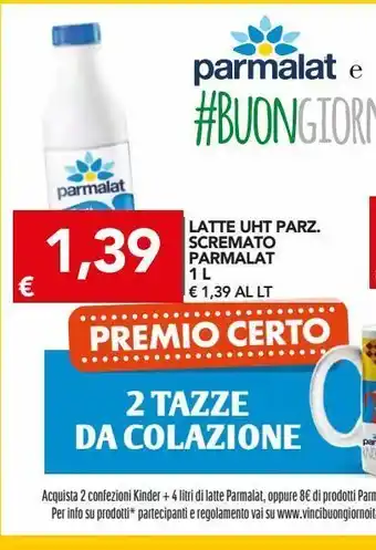 TuoDi Latte scremato parmalat l 1 offerta