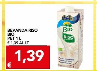 TuoDi Bevanda riso bio pet 1 l offerta