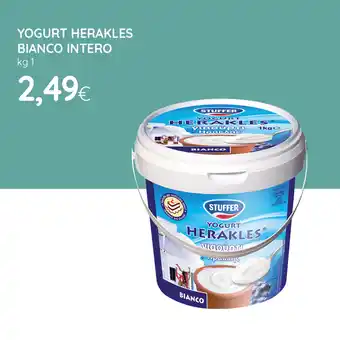 Ekom Stuffer Yogurt Herakles Bianco Intero kg 1 offerta