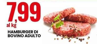 Eurospin Hamburger Di Bovino Adulto offerta