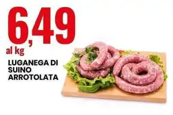 Eurospin Luganega Di Suino Arrotolata offerta