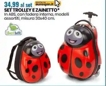 Set Trolley e Zainetto 30x40 cm