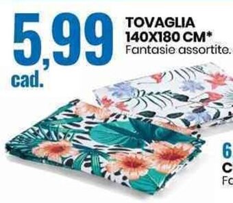 Eurospin Tovaglia 140x180 cm offerta