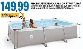 Piscina Rettangolare Con Struttura