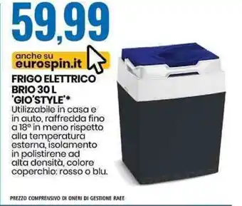 Frigo Elettrico Brio 30 L 'Gio 'Style'