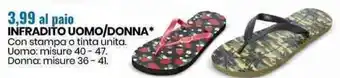 Eurospin Infradito Uomo/Donna offerta