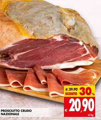 Tigros Prosciutto Crudo Nazionale offerta