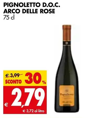 Arco Delle Rose Pignoletto D.O.C. 75 cl