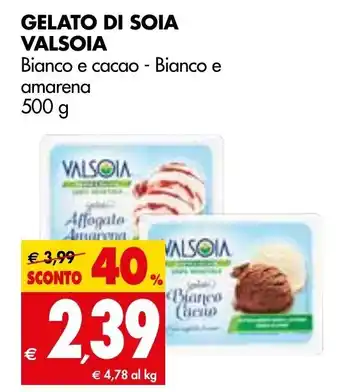 Valsoia Gelato di Soia 500 g