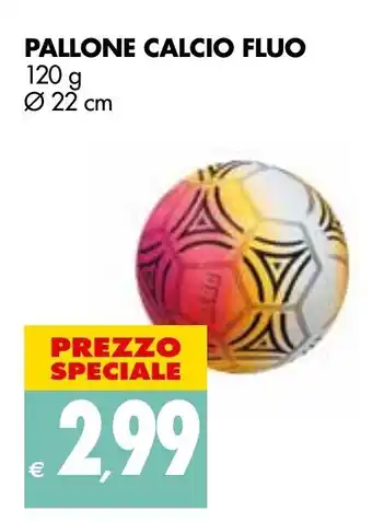 Tigros Pallone Calcio Fluo 120 g ø 22 cm offerta