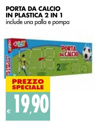 Porta da Calcio in Plastica 2 in 1