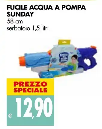 Tigros Fucile Acqua a Pompa Sunday 58 cm 1,5 litri offerta