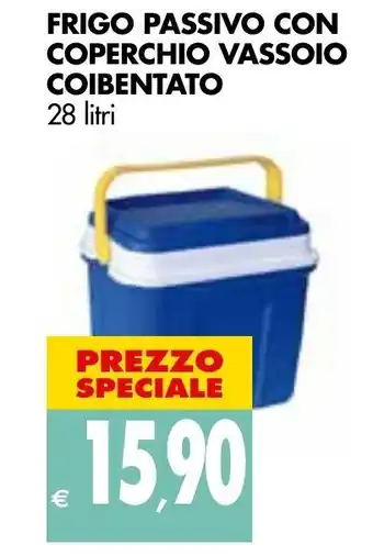 Frigo Passivo con Coperchio Vassoio Coibentato 28 litri