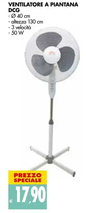 Tigros Ventilatore a Piantana DCG Ø 40 cm offerta