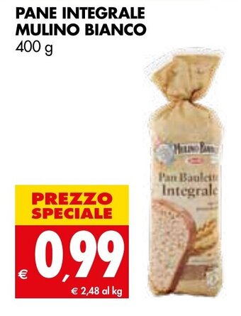 Tigros Mulino Bianco Pane Integrale 400 g offerta