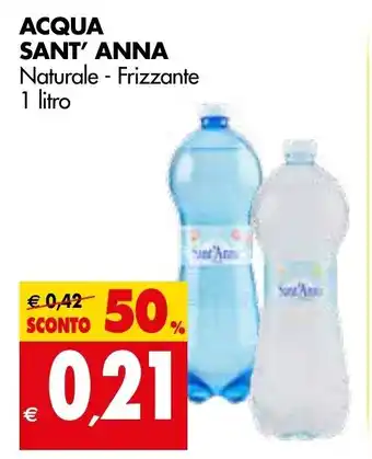 Tigros Sant'Anna Acqua 1 litro offerta