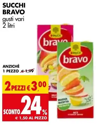 Bravo Succhi gusti vari 2 litri