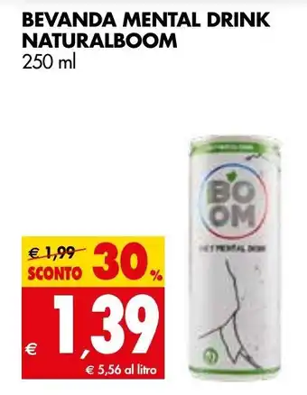 Tigros Naturalboom Bevanda Mental Drink 250 ml offerta