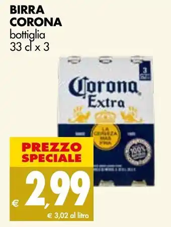 Corona Birra bottiglia 33 cl x3
