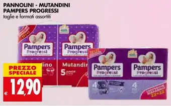 Tigros Pampers Progressi Pannolini -Mutandini taglie e formati assortiti offerta