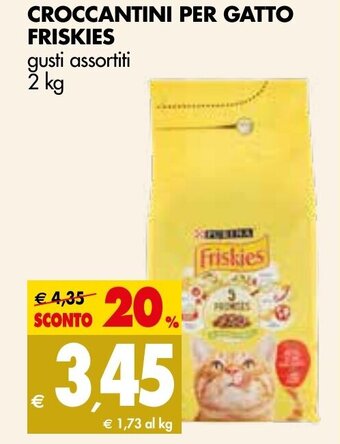Friskies Croccantini per Gatto gusti assortiti 2 kg