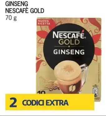 Iper Tosano Nescafè Gold Ginseng 70 g offerta