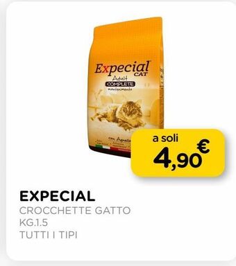 Arcaplanet Expecial crocchette gatto kg.1.5 tutti i tipi offerta